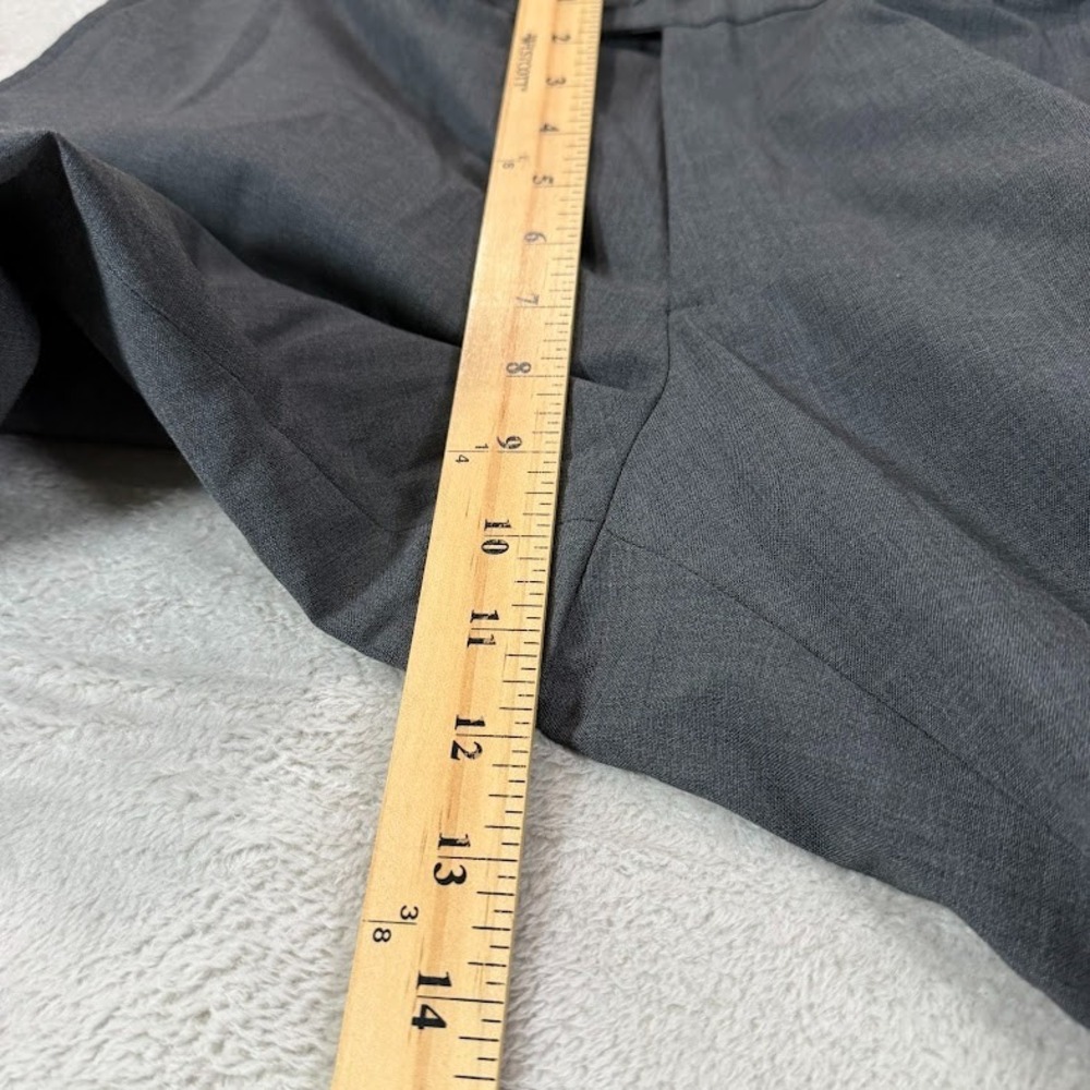 Proper Cloth Pants Mens 36x25 Short Gray Tropical Wool Reg Fit Dress Trousers - Picture 14 of 14